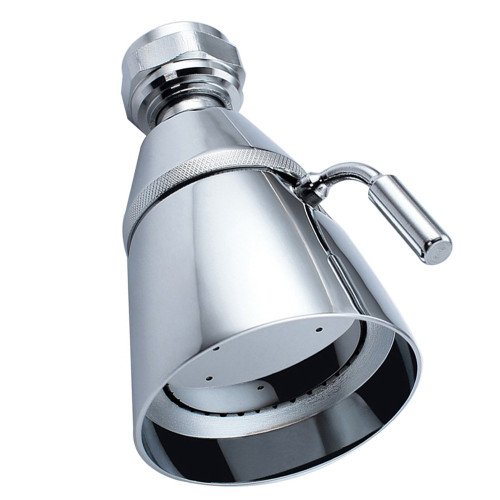 Angle Simple Shower Head High Pressure, Brass Shower Sprayer G 1/2, Chrome