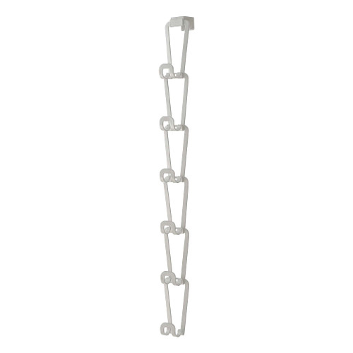 YAMAZAKI Home Chain Link Bag Holder - Closet Storage Hanging Organizer Rack Steel One Size White