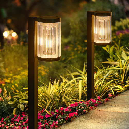 ELECLINK Solar Pathway Lights Outdoor, 2 Pack Upgraded Outdoor Solar Lights for Outside Super Bright Up to 15Hrs, IP65 Waterproof Solar Garden Lights for Sidewalk Driveway Decor Landscape Ligthting