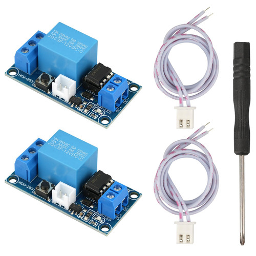 MTDELE 2Pcs 12V Latching Relay Module
