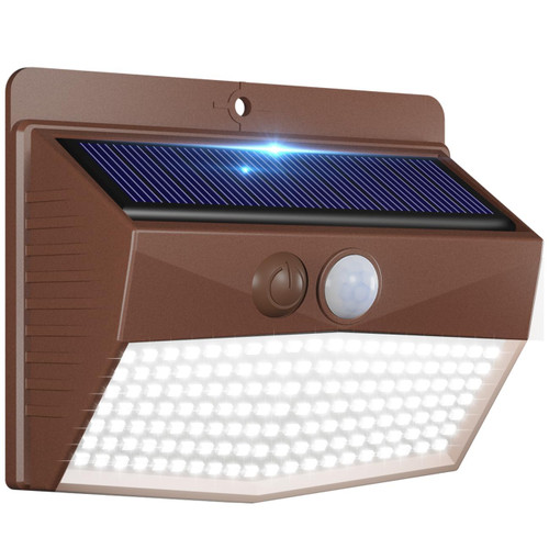 Peasur 1 Pack Solar Motion Sensor Lights Outdoor Waterproof with 3 Modes