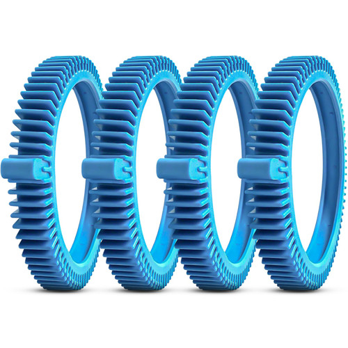 AR-PRO Replacement Tires with Super Hump | Compatible with Poolvergnuegen 896584000-143, Fits Select Poolvergnuegen/Hayward Phoenix Cleaners, 4-Pack