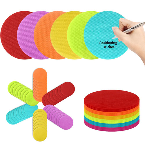 DTOFOOT 48 Pcs Carpet Spot Markers, 6 Inch Circle Floor Dots for Classroom