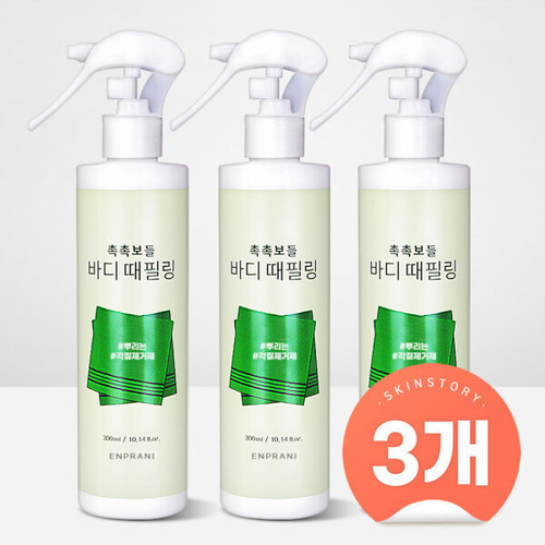 (3개) 엔프라니 촉촉보들 바디 때필링 300ml/(3 items) Enprani Moist & Soft Body Peeling 300ml