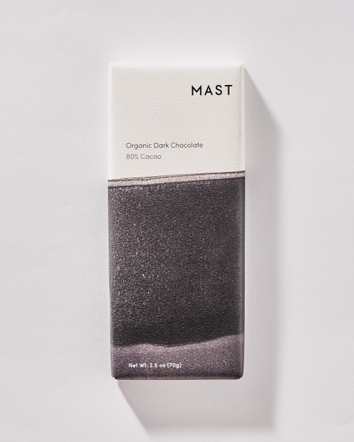 Mast Chocolate Bars | 6 pack | Organic, Kosher | Classic 2.5oz each (6 Bars, Organic Dark Chocolate 80% Cacao) Mast Chocolate Bars | 6 pack | Organic, Kosher | Classic 2.5oz each (6 Bars, Organic Dark Chocolate 80% Cacao)