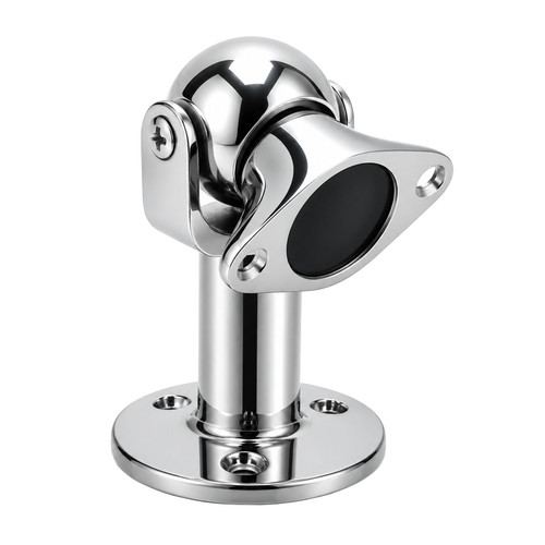 Marine Stainless Steel Magnetic Door Holder - 2" Pivoting Door and Window Stopper Set (A)