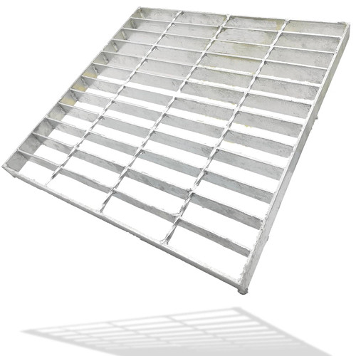 MOSINSBO Galvanized Steel Drain Grate, Driveway Channel Cover 16x16 in