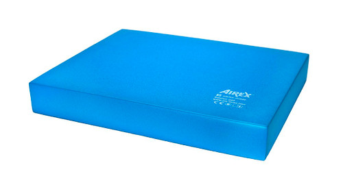 AIREX Home Gym Physical Therapy Workout Yoga Exercise Foam Non Slip Balance Pad with Waterproof and Tear Proof Design for Strength Training, Blue