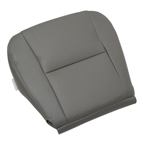 NLQR Front Driver Seat Perforated Replacement Seat Cover Charcoal Gray Microfiber Leather Compatible with Toyota Tundra Based SR5 Limited 2005 2006