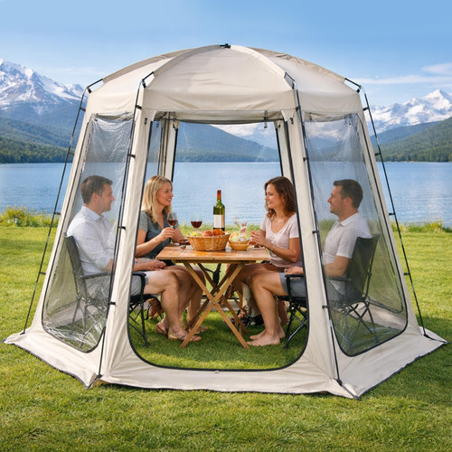 Teabelle Clear Dome Tent, Pop Up Transparent Garden Gazebo