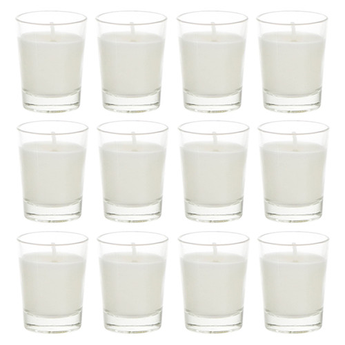 Mega Candles 12 pcs Unscented Glass White Container Candle, Mini Party Light 5 Hour Burn Time 1.5 Inch x 1.75 Inch, Home Décor, Wedding Receptions, Occasions, Events, Festivities, Meditations, Prayers Mega Candles 12 pcs Unscented Glass White Container Candle, Mini Party Light 5 Hour Burn Time 1.5 Inch x 1.75 Inch, Home Décor, Wedding Receptions, Occasions, Events, Festivities, Meditations, Prayers