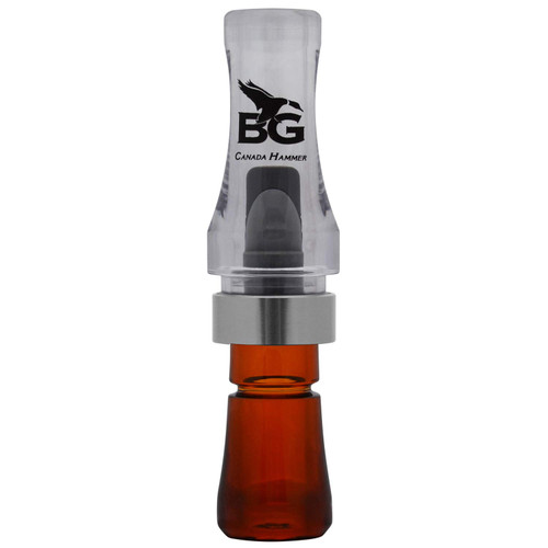 Buck Gardner Calls BGC Canada Hammer Goose Call - Clear/Bourbon - Polycarbonate Buck Gardner Calls BGC Canada Hammer Goose Call - Clear/Bourbon - Polycarbonate