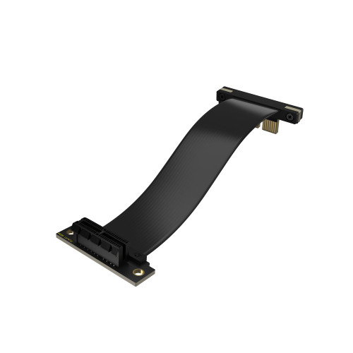 XRIKUI PCI-E 1X Riser Cable | PCIe 4.0 High-Speed Extension | Dual 90-Degree Angle Design | Supports X1/X4/X8/X16 Devices_10CM