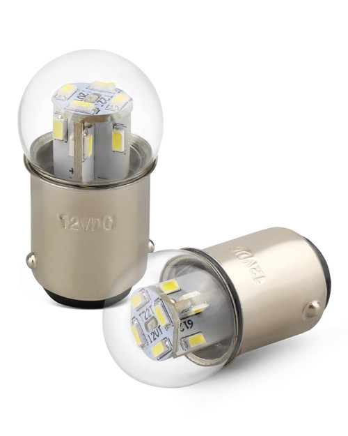 2 Pack #90 Miniature Bulb LED Replacement 12/14vdc Replaces Filament Bulbs