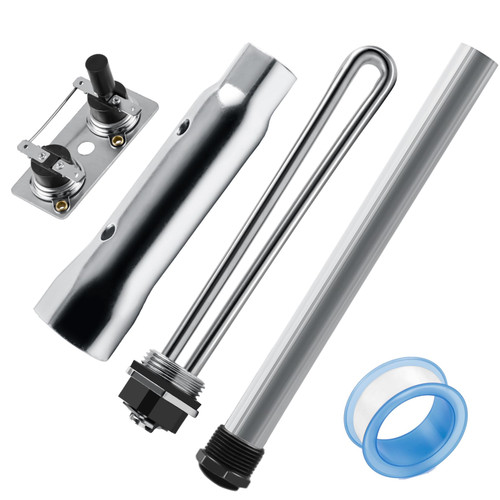 RV Water Heater Elements Kit Compatible with Suburban Water Heater,Include 9.25" Magnesium Anode Rod*1,520900 Electric Heating Element*1,232306 Thermostat Switch*1,Dual Hex Wrench*1 Replacement Parts