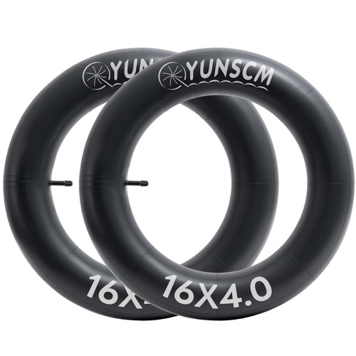 2-PCS 16x4.0/102-305 Fat E-Bike Tubes Schrader Valve 16" Inner Tubes