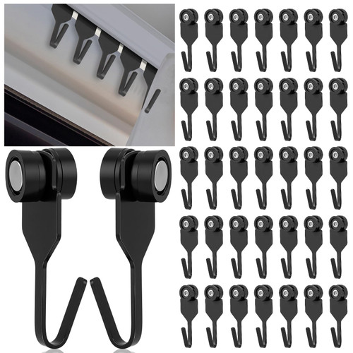 AceOrbit 50 Pcs Gazebo Curtain Hooks Bulk, Mosquito Netting Track Hook
