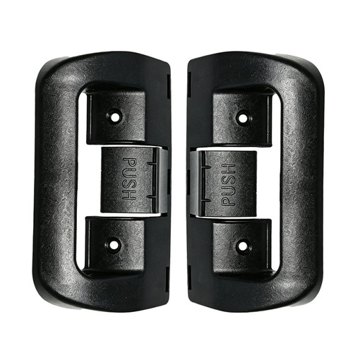 QJPT 2 Pack 3851174023 Black RV Refrigerator Door Handle Compatible with Dometic,Upper and Lower Fridge Doors Handle Replacement,Fit for DM2652, RM2652, RM2852