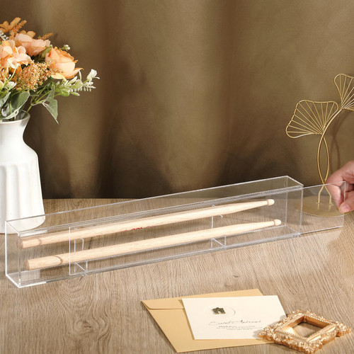 Silipull Drumstick Display Case Double Drum Stick Holder Case