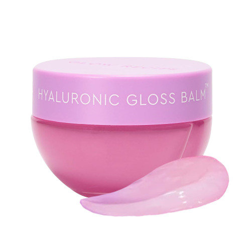 Glow Recipe Hyaluronic Acid Plumping Lip Balm for Women & Men - Clear, Hydrating High-Shine Gloss + Overnight Dry Lips Treatment for a Smooth, Fuller Look - Makeup Prep, Korean Skin Care, 15ml