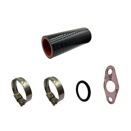 Turbo Oil Drain Plain Hose Kit Compatible With 1989-2006 Dodge D150 D250 D350 W150 W250 W350 2500 3500 Cummins 4BT 6BT 5.9L 6C8.3 Engine