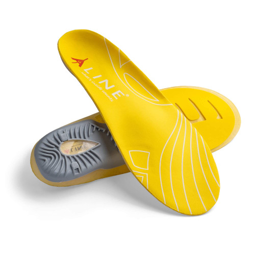 ALINE Cushion Memory Foam Insole - Shock Absorbent, Heel and Foot Support Shoe Inserts - Yellow - Men 6.5-7.5/Women 7.5-8.5/EU 38.5-40 ALINE Cushion Memory Foam Insole - Shock Absorbent, Heel and Foot Support Shoe Inserts - Yellow - Men 6.5-7.5/Women 7.5-8.5/EU 38.5-40