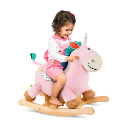 B. toys – Unicorn Rocker – Unicorn Rocking Toy – Wooden Ride – On – Classic Toys for Toddlers, Kids – 18+ Months – Rodeo Rocker – Cleo B. toys – Unicorn Rocker – Unicorn Rocking Toy – Wooden Ride – On – Classic Toys for Toddlers, Kids – 18+ Months – Rodeo Rocker – Cleo
