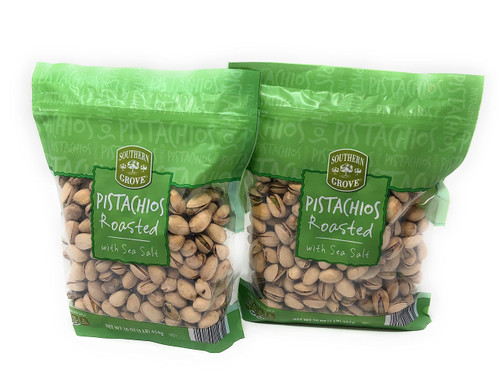 Southern Grove Roasted Pistachios With Sea Salt In-shell Nuts 2 Packs Each 1 Pound 16 Ounces