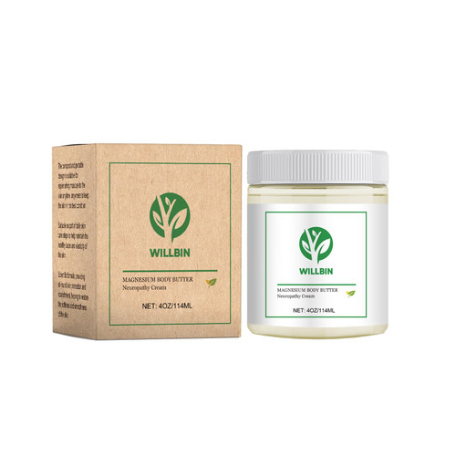 Willbin Neuropathy Cream, 4OZ Nerve Relief Lotion, Magnesium Body Butter, Deeply Moisturizes Skin, Keep Soft Smooth Willbin Neuropathy Cream, 4OZ Nerve Relief Lotion, Magnesium Body Butter, Deeply Moisturizes Skin, Keep Soft Smooth