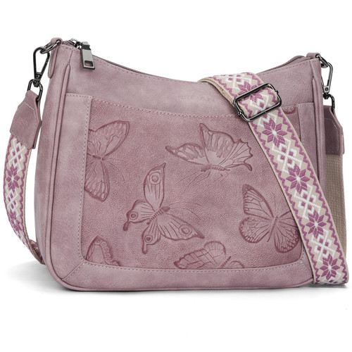 KITEVIUN Crossbody Bags for Women Trendy, Vegan Leather Hobo Purse