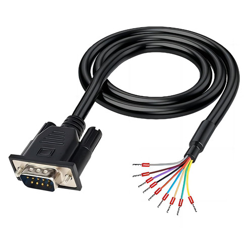 Willwewon 5Ft 1.5m 26AWG DB9 Male RS232 9 Pin Serial Extension Cable