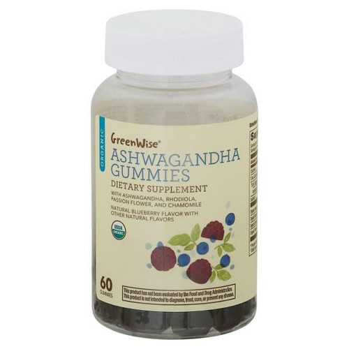 Green-Wise Organic Ashwagandha Gummies - 60 Gummies Green-Wise Organic Ashwagandha Gummies - 60 Gummies