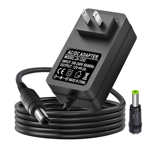 12V AC/DC Casio Keyboard Charger Power Adapter Compatible for Casio Keyboard WK-1600 WK-1800 WK-1630 WK-3000 WK-3000D WK-3200 WK-3300 WK-3500 WK-3800 WK-8000 AD-12MLA(U) AD-12CL Power Supply Cord