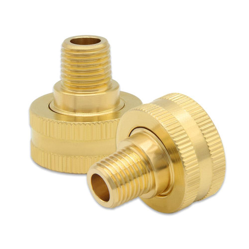 Hooshing Garden Hose Adapter 1/4" NPT Male x 3/4" GHT Female Connector