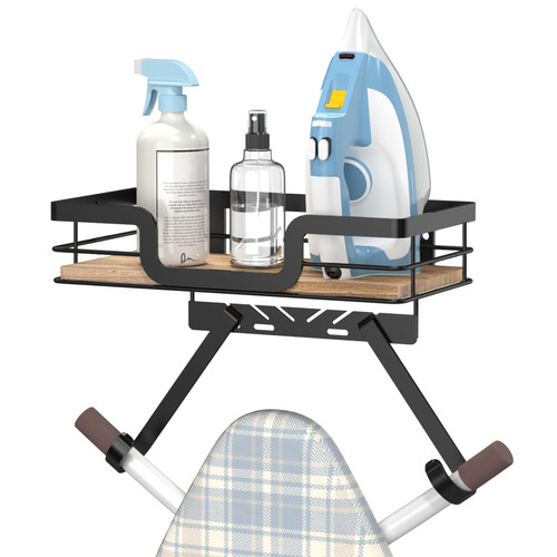 Ironing Board Hanger Wall Mount, T&Y Shaped Iron Holder for Laundry Rooms