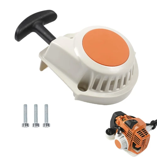 Emeland Recoil Starter Assembly 4149 190 4001 Compatible with Stihl FS94 FS94C FS94R FS94RC HL91 HL91K HL94 HL94K KM94 KM94R, Rewind Starter Pull Start Assembly for String Trimmer 4149-190-4001
