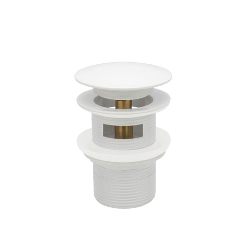 Pop-up Freestanding Bathtub Drain Stopper, Suitable and Compatible with Freestanding Bathtub Drain Rough-in Kit (White)