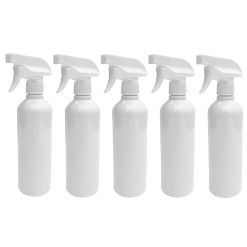 Hildbrandt 16oz 500ml Empty Plastic Spray Bottles for Cleaning Solutions Tattoo Flower Mist Bottle Hair Salon Tool Hair Dressing Refillable (White, Large-5) Hildbrandt 16oz 500ml Empty Plastic Spray Bottles for Cleaning Solutions Tattoo Flower Mist Bottle Hair Salon Tool Hair Dressing Refillable (White, Large-5)
