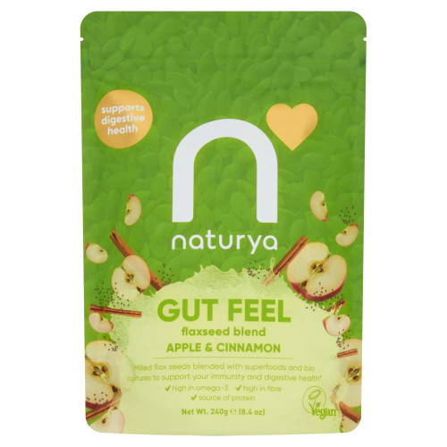 Naturya Gut Feel Flaxseed Blend Apple & Cinnamon, 240g