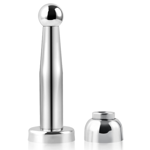 Magnetic Door Stop, 7 Inch Long Door Stop, Stainless Steel, Heavy Duty Magnetic Door Stopper Floor Wall Mount Soft-Catch Magnetic Door Holder Catch Doorstops to Keep Door Open