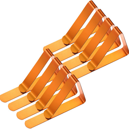 IME Table Cloth Clips 8 Pcs Adjustable Tablecloth clips Stainless Steel Table Holders Metal Table Cover Clamp for Fixing Tablecloth at home Dinning Picnic Wedding Party