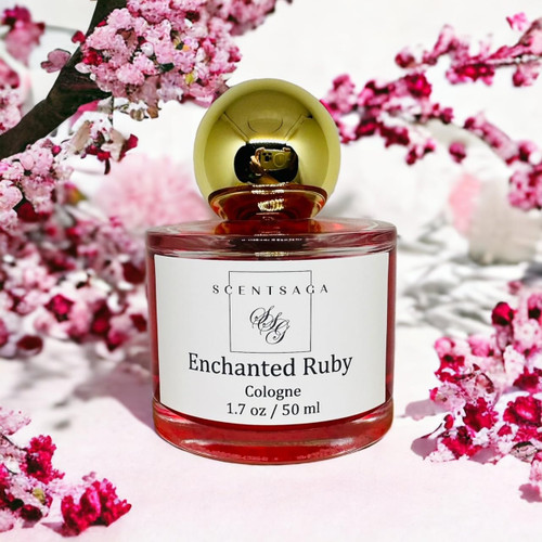 Scentsaga Enchanted Ruby Cologne For Women 1.7oz/ 50ml. Inspired by Lost Cherry. Warm & Sweet Gourmands Scentsaga Enchanted Ruby Cologne For Women 1.7oz/ 50ml. Inspired by Lost Cherry. Warm & Sweet Gourmands