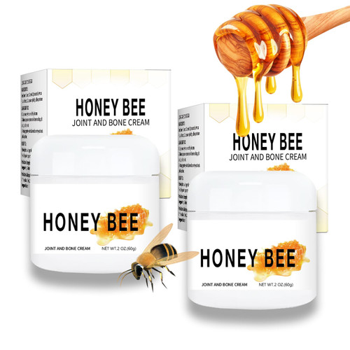 Honey Bee Venom Pain and Bone Healing Cream - Elieving Pain in Joints of Hand & Muscles Bee Venom Gel for Arthritis - 2PCS Bee Venom Pain Cream with Australian Honey Bee Venom - Elieve Sedentary Joint