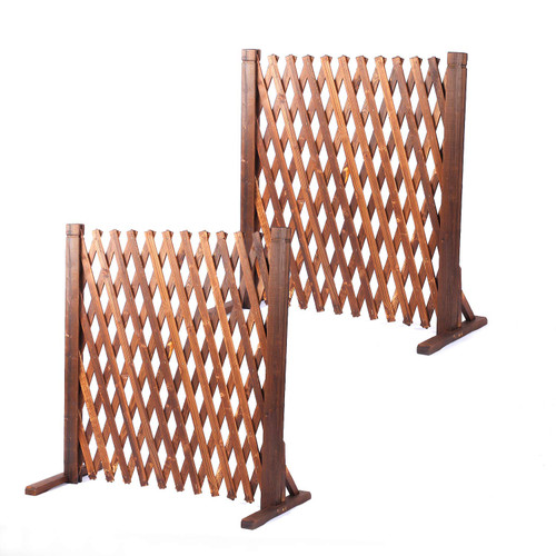 MYOYAY 2PCS Expandable Garden Fence Wooden Pet Gate 27.5 x 59 inch Retractable Expanding Fences Barrier Section Partition for Home Indoor Outdoor MYOYAY 2PCS Expandable Garden Fence Wooden Pet Gate 27.5 x 59 inch Retractable Expanding Fences Barrier Section Partition for Home Indoor Outdoor