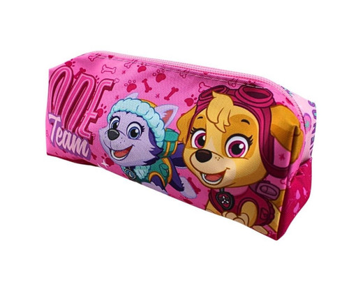 TDL Skye & Everest Paw Pencil Case Girls Pink Rectangular Pencil Case Back to School Stationery Set