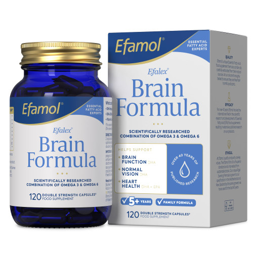 Efamol Efalex Brain Formula | Omega 3 Fish Oil Capsules | 120