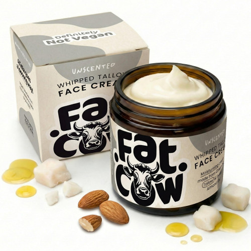 Whipped Tallow Face Cream - Grass Fed Beef Tallow Moisturiser | 120ml