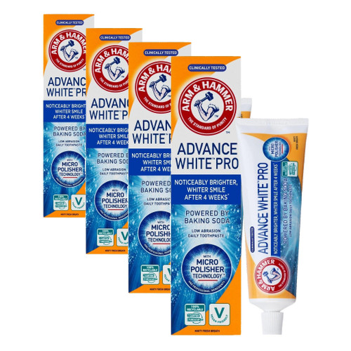 Arm & Hammer Advance White Pro Toothpaste 75ml (Pack of 4)