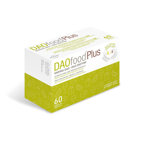 DR Healthcare DAOfood Plus - DAO, Quercetin & Vitamin C - 60 Capsules