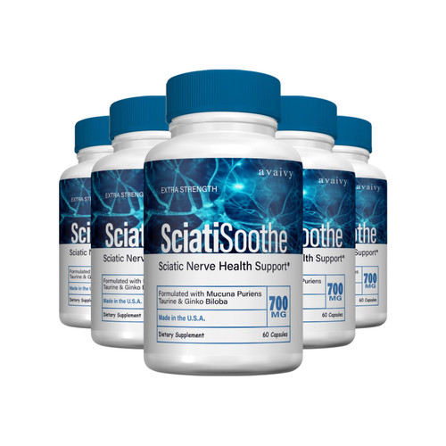 SciatiSoothe - Sciati Soothe Advanced Pill Formula (5 Pack, 300 Capsules) SciatiSoothe - Sciati Soothe Advanced Pill Formula (5 Pack, 300 Capsules)